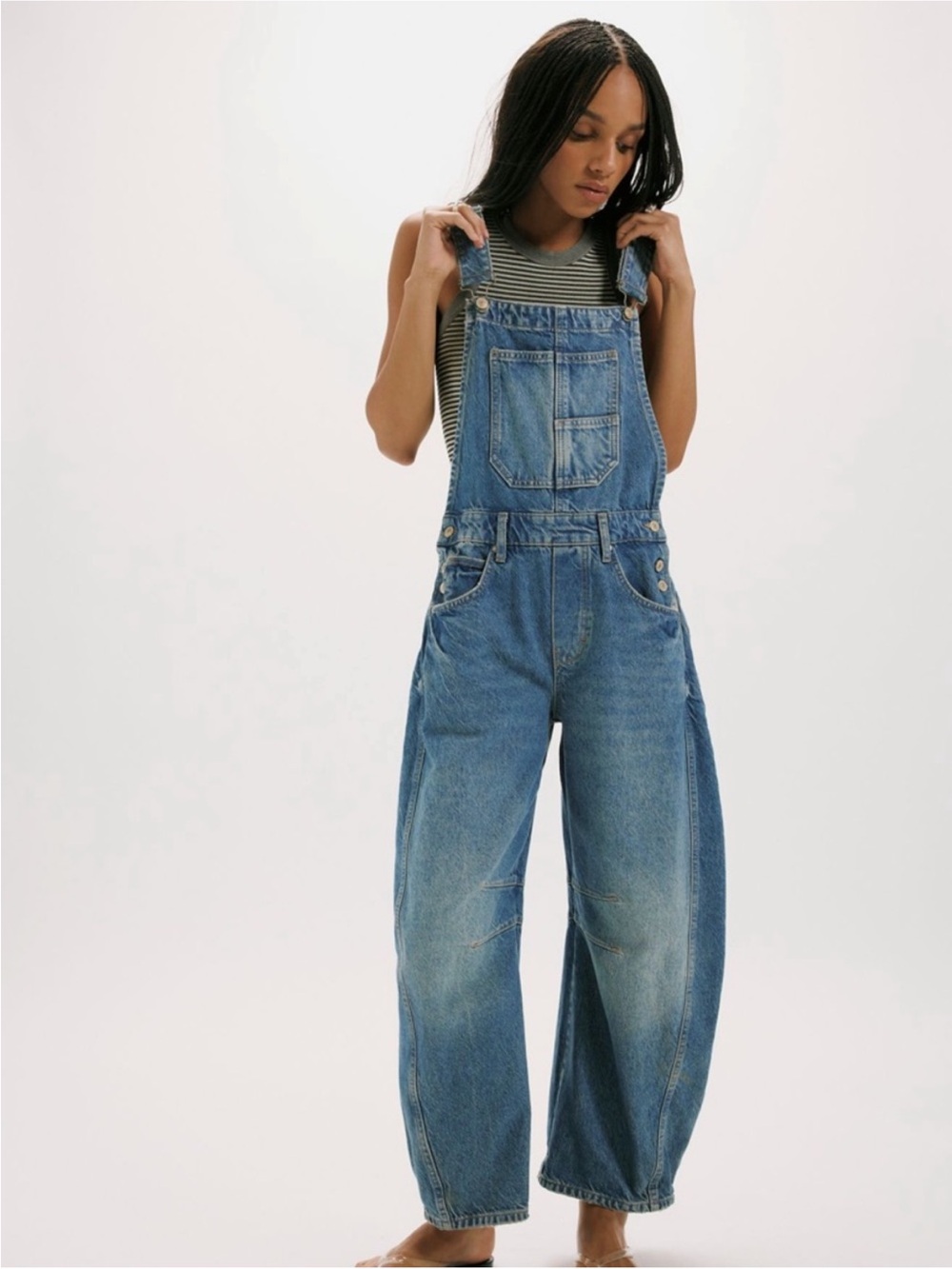 We The Free Good Luck Barrel Overall XS